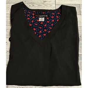 NWT Koi Basics Becca Scrub Top 373-002 XS black